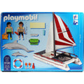 Catamaran with Dolphins W6508