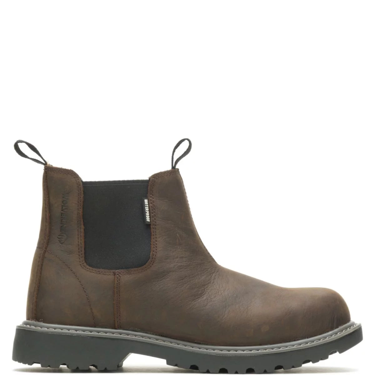 Dark Brown Steel-Toe Work Romeo Y138153