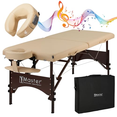 28" Portable Massage Table with Walnut Legs K14991
