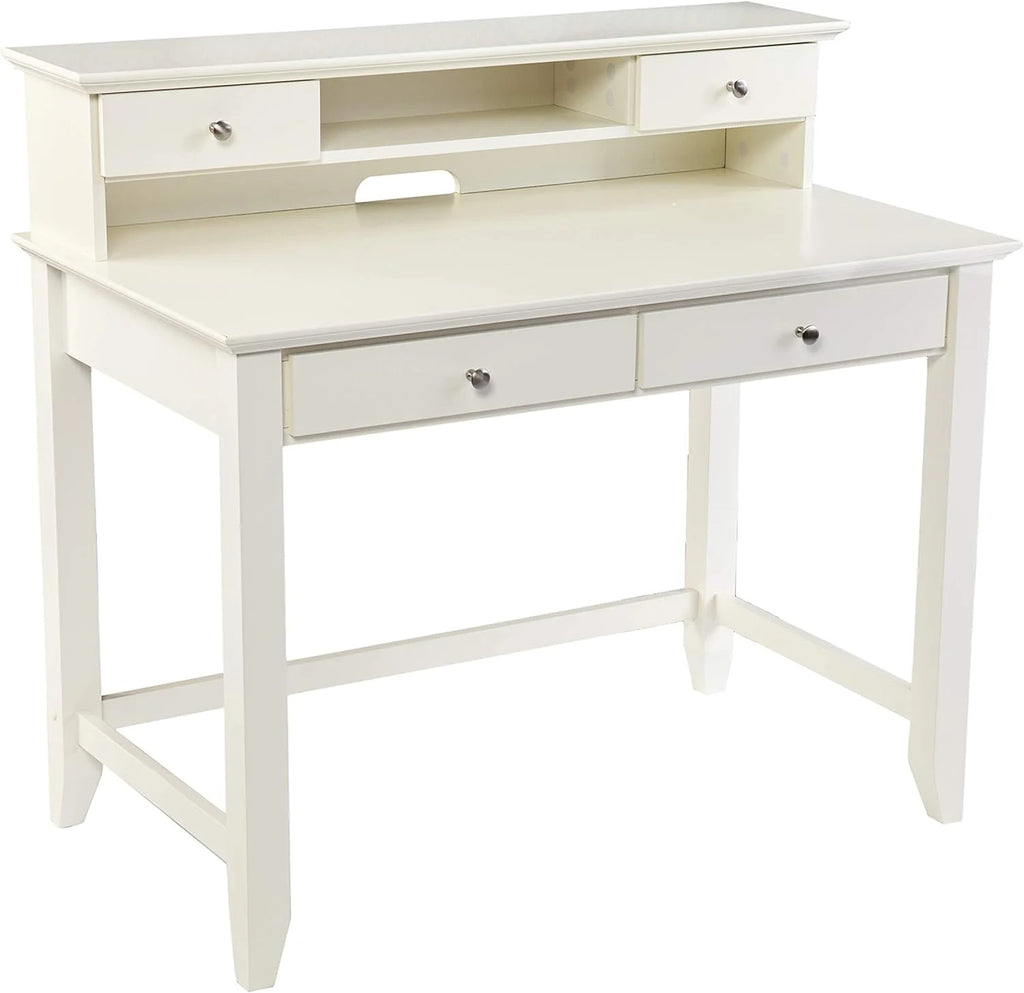 White Secretary Desk L9387