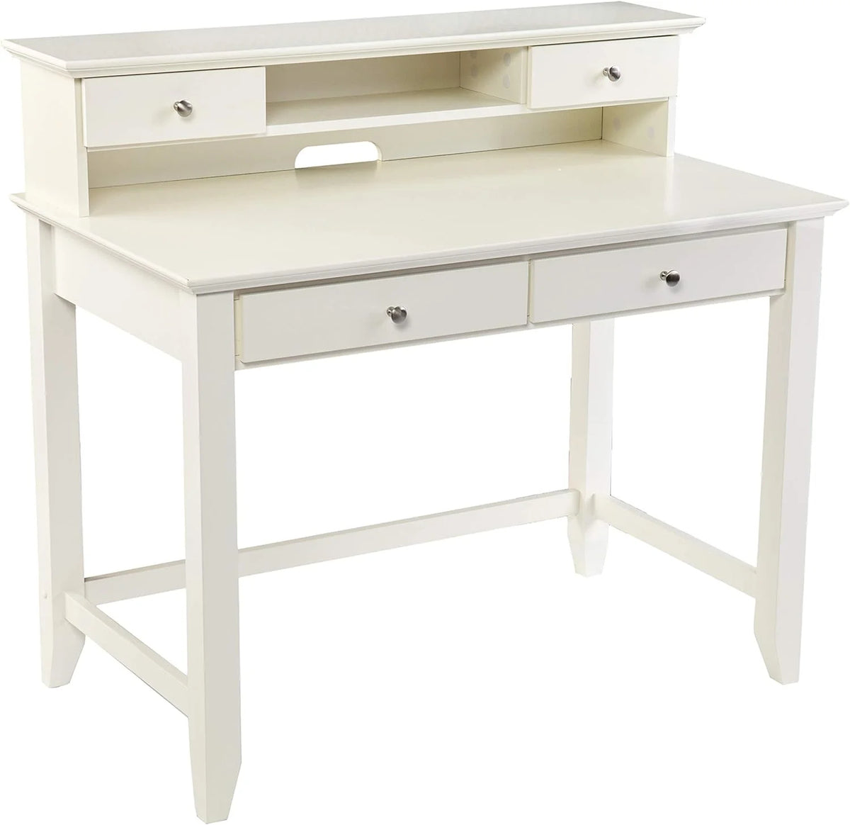 White Secretary Desk L9387