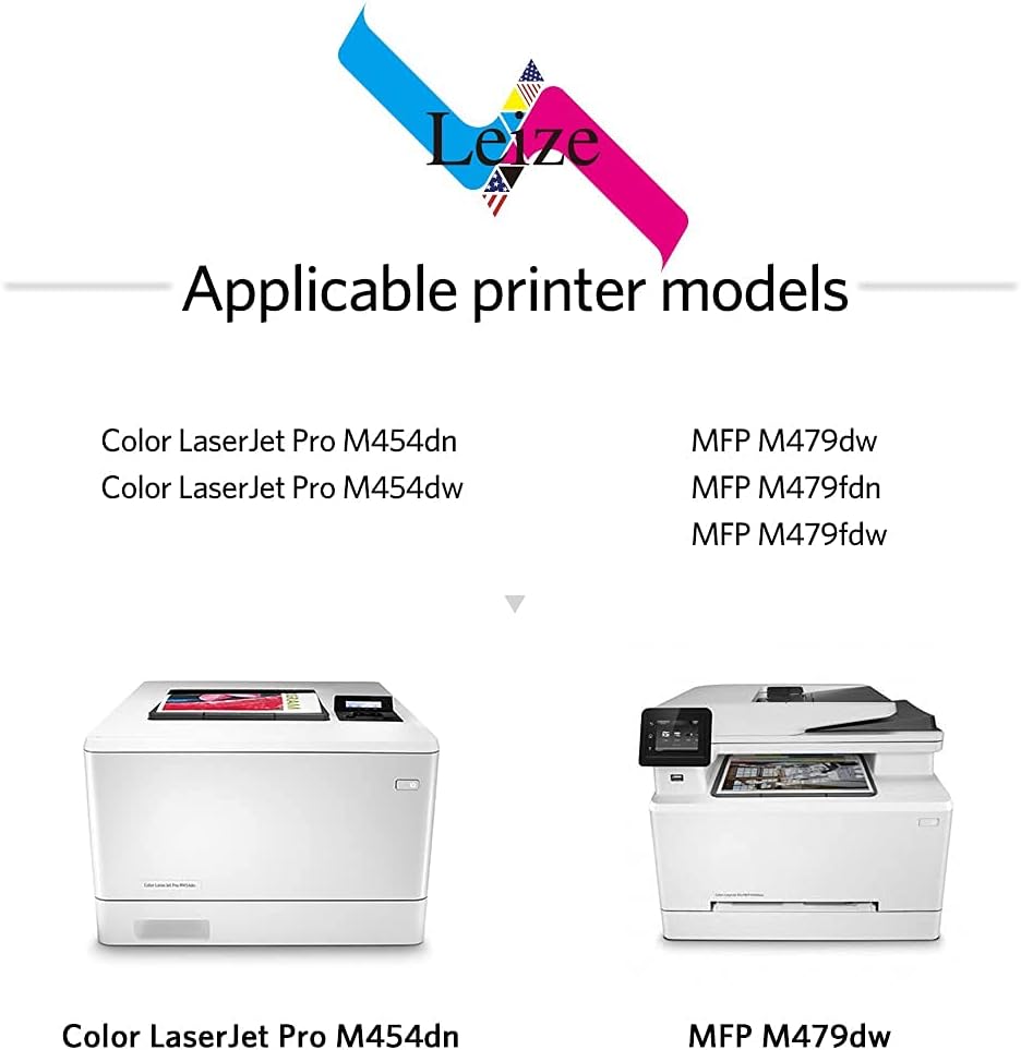 4-Pack High Yield Toner Cartridges for HP 414X 414A W2020X W2021X W2022X W2023X F64334