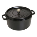 9 Qt. Cast Iron Round Dutch Oven in Black H9755