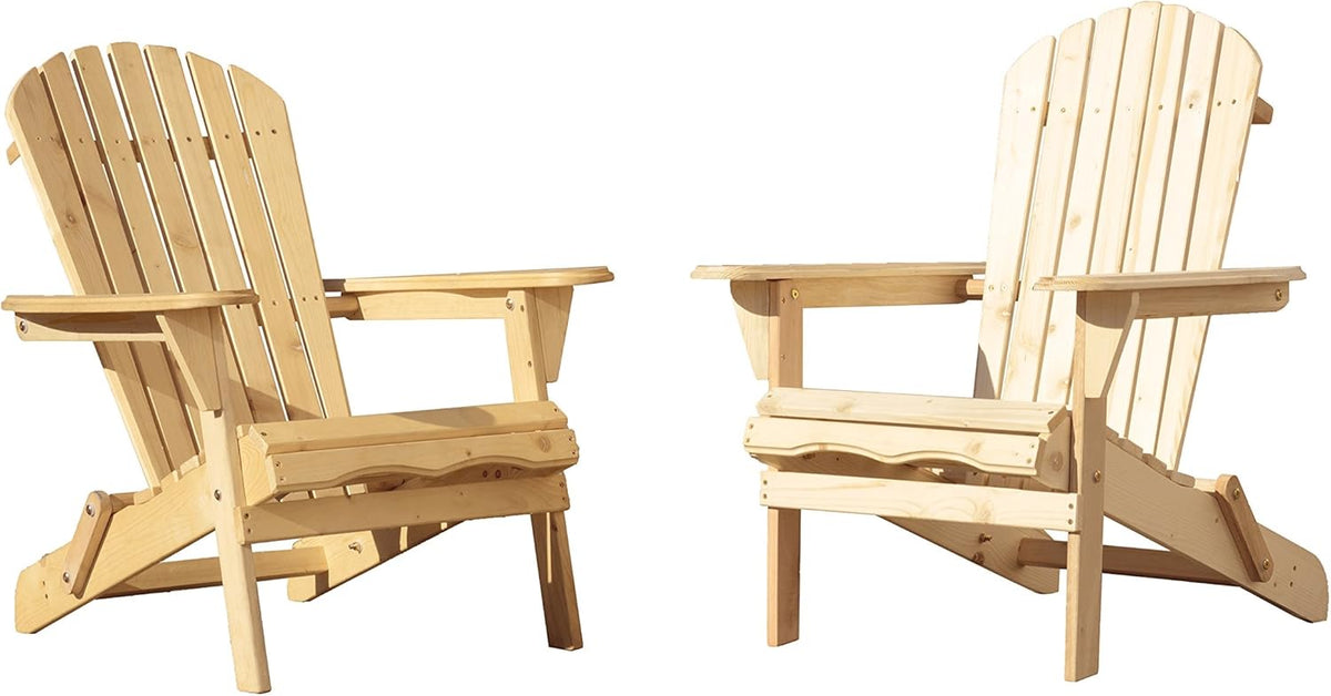 Natural Wood Adirondack Chair K94564