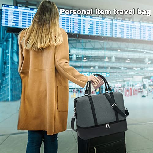 Travel Weekender Bag with Shoe Compartment B86707