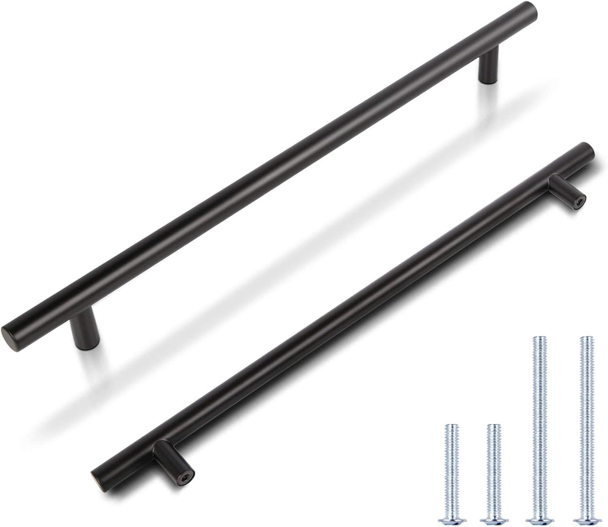 30 Pack Black Stainless Steel Cabinet Pulls and Handles A472