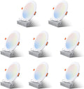 6 Inch Ultra-Thin 15W Recessed LED Ceiling Lights 8 Pack G15516