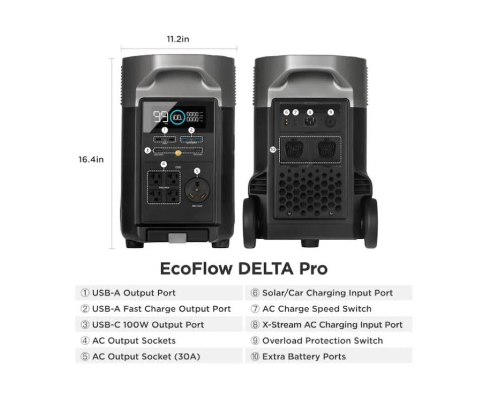 Portable Power Station 3600Wh 3600W AC Output S35088