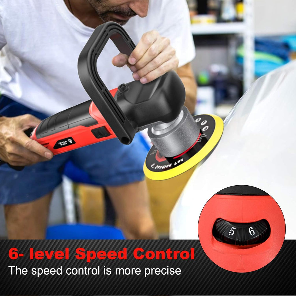6 Inches Dual Action Random Orbital Polisher Pack of 2 G44820