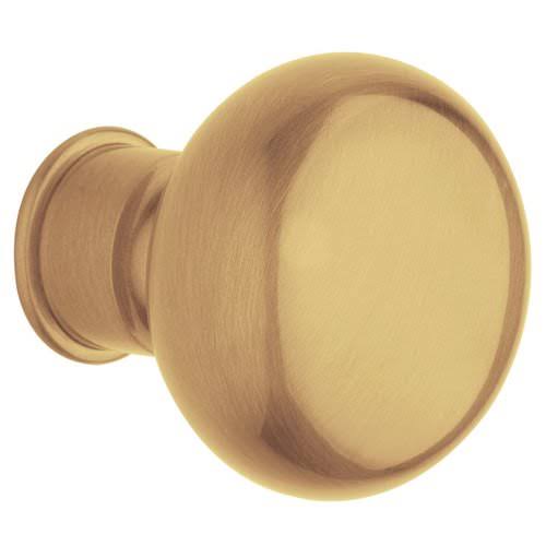 Satin Brass and Brown Pair of Knobs U623611
