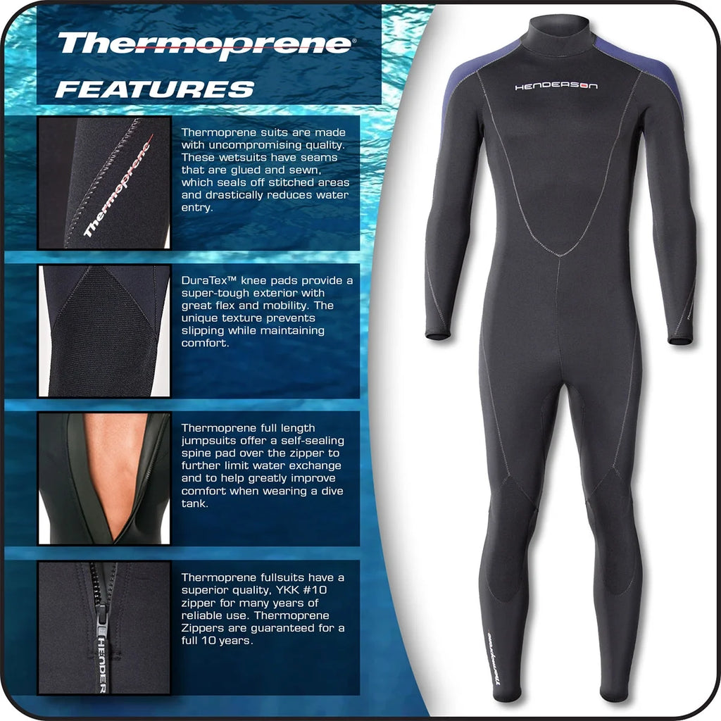 5mm Thermoprene Men's Full Wetsuit W2757