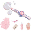 Pink Bubble Machine with Gloves B21649