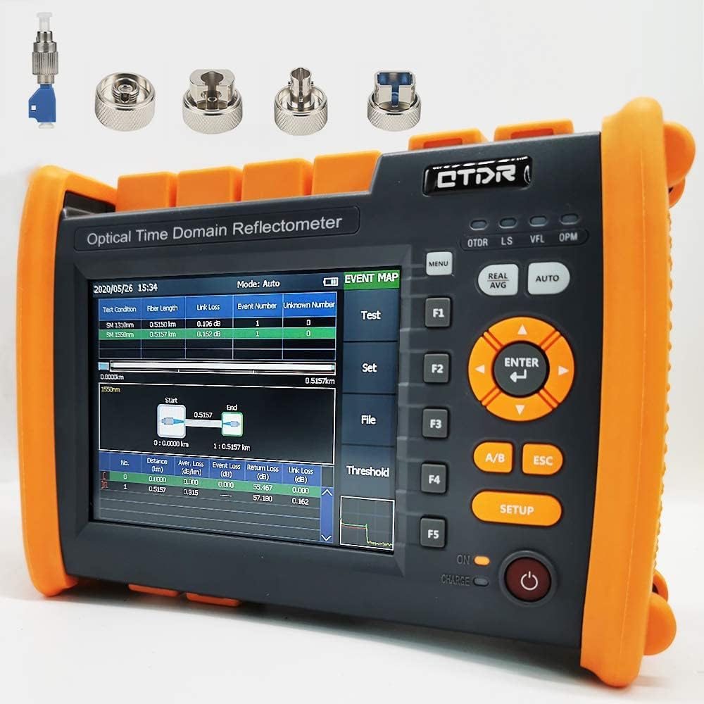 Optical Time Domain Reflectometer 1310/1550nm 32/30dB SM OTDR Tester with VFL OPM OLS Function M47416