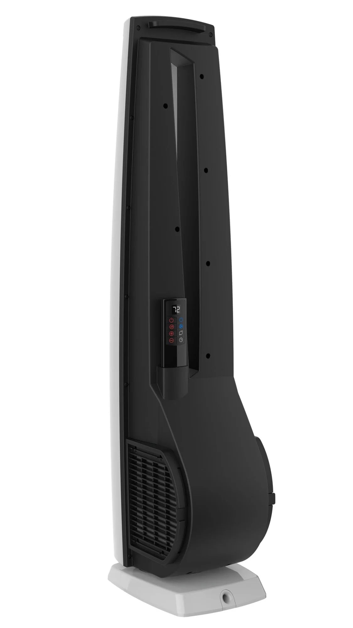 Black High Velocity Fan and Ceramic Space Heater with Remote U22263