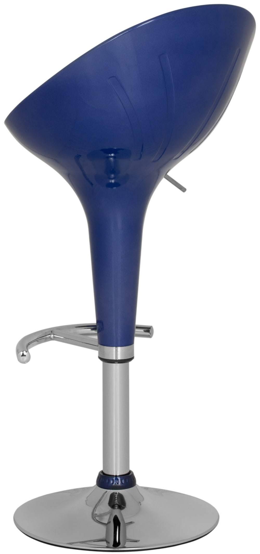 Navy Blue Swivel Bar Stool L13625