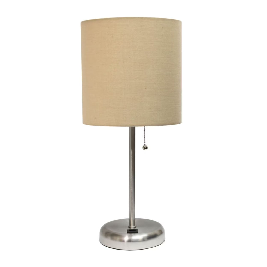 Stick Lamp with Fabric Shade O1419