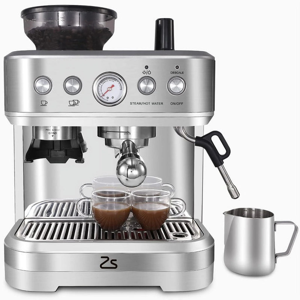 15Bar Stainless Steel Espresso Coffee Machine W13564