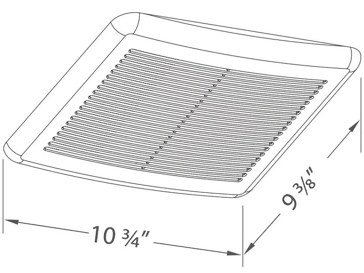 100 CFM Single Speed Exhaust Bath Fan C88880