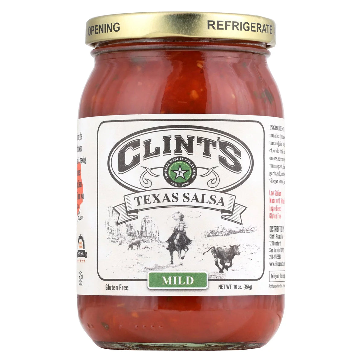 Mild Texas Salsa 16 OZ Pack of 6 A436