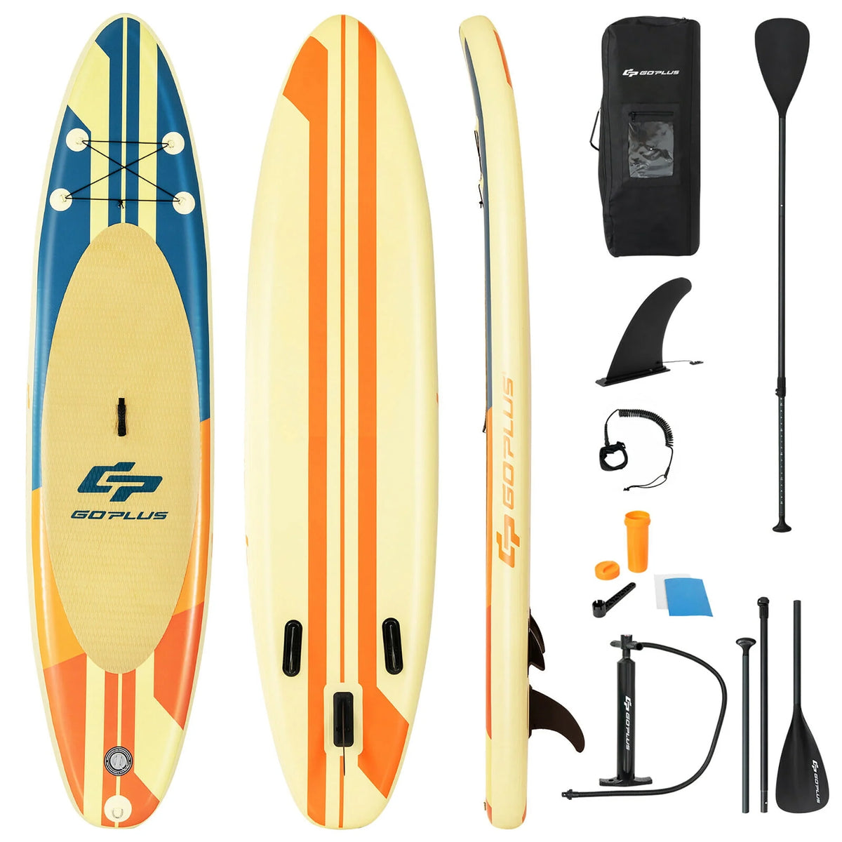 10.5ft Inflatable Stand Up Paddle Board with Paddle U239701