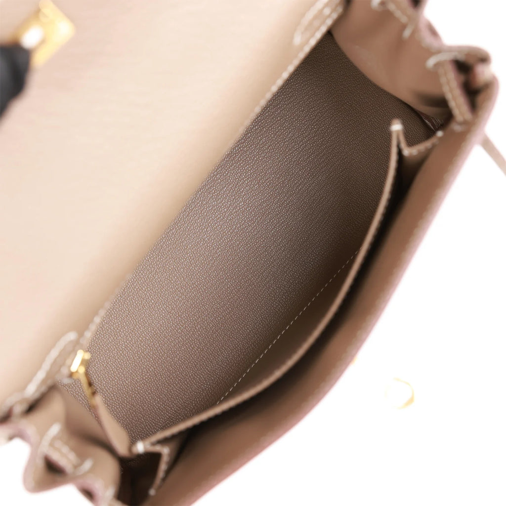 Etoupe Togo Leather Bag R93566