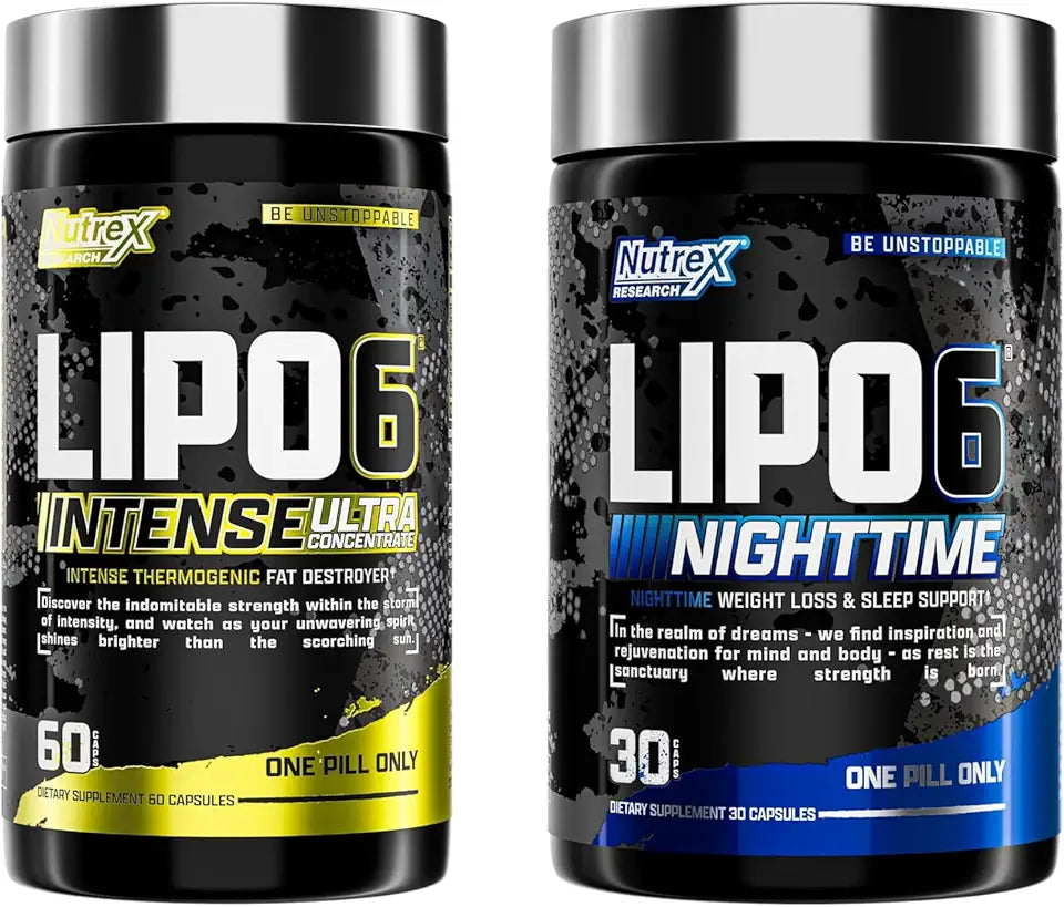 Lipo 6 Intense and Nighttime AM/PM Bundle C6541
