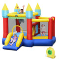 Inflatable Bounce House Slide with Tunnels Ball Pit & 480W Blower L1388