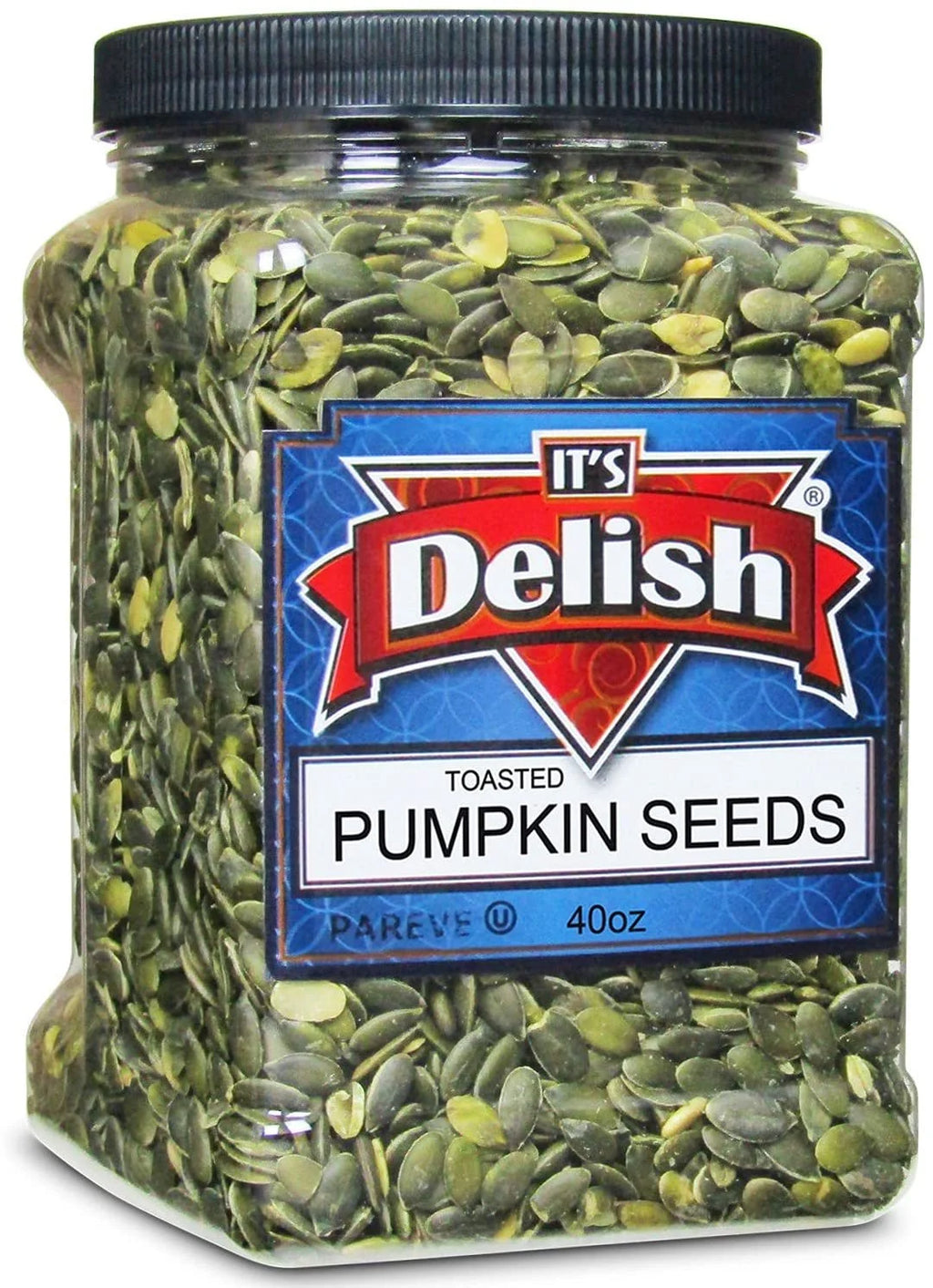Toasted Unsalted Pumpkin Seed Kernels 40 Oz I319