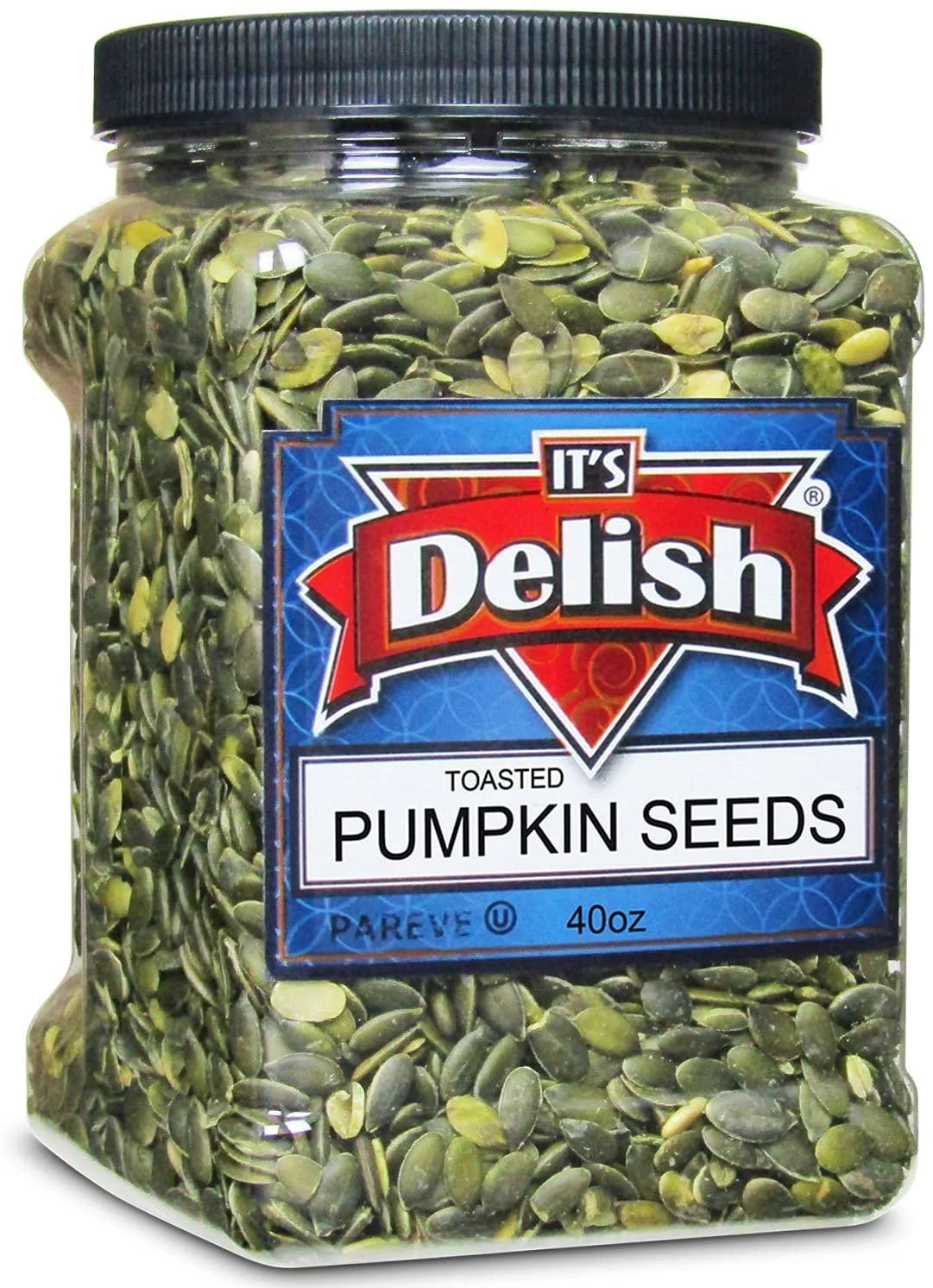 Toasted Unsalted Pumpkin Seed Kernels 40 Oz I319