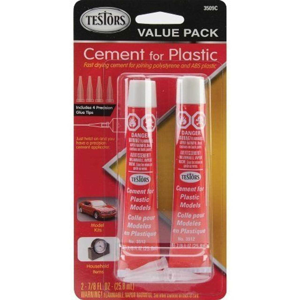 Testors Cement for Plastic Value Pack C7103