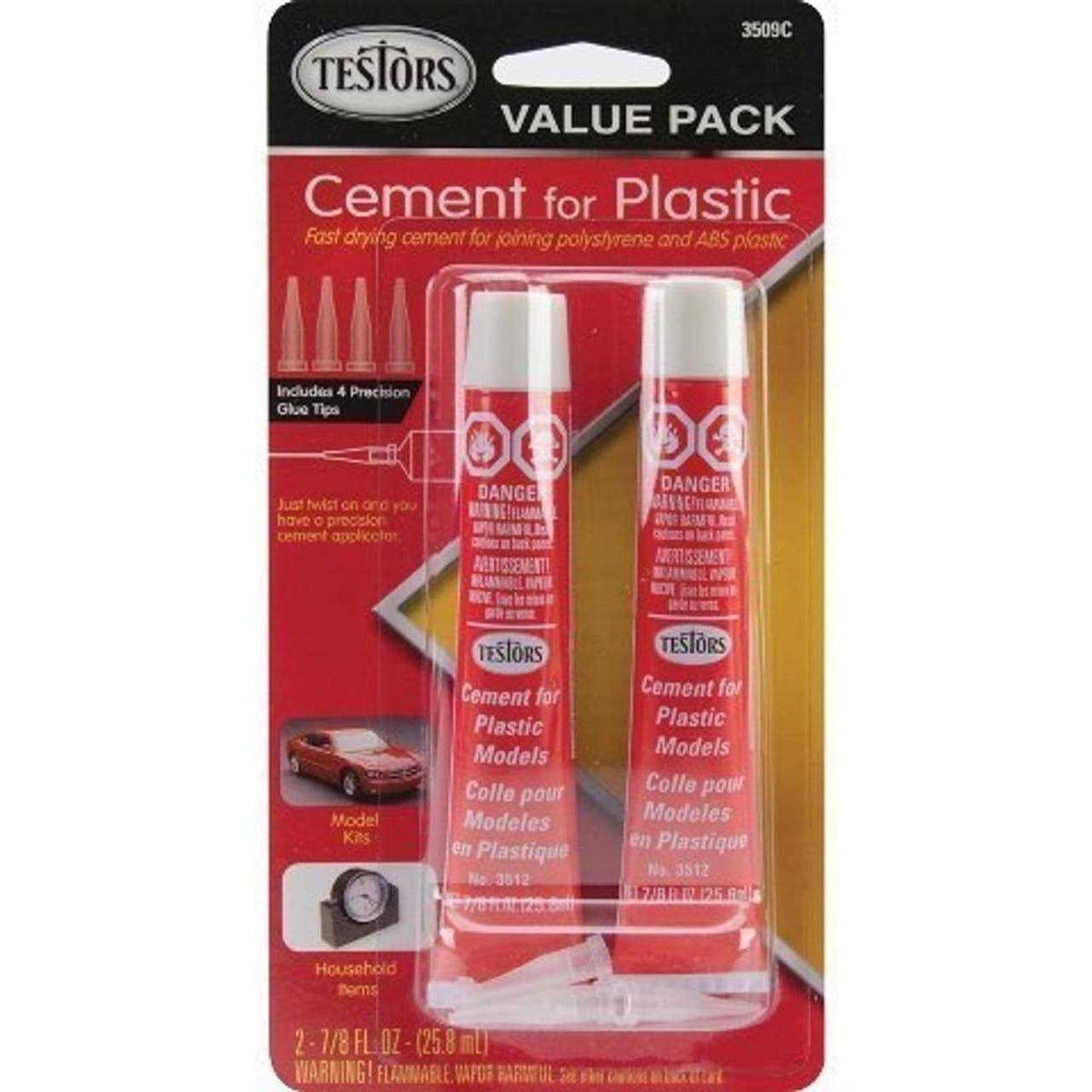 Testors Cement for Plastic Value Pack C7103