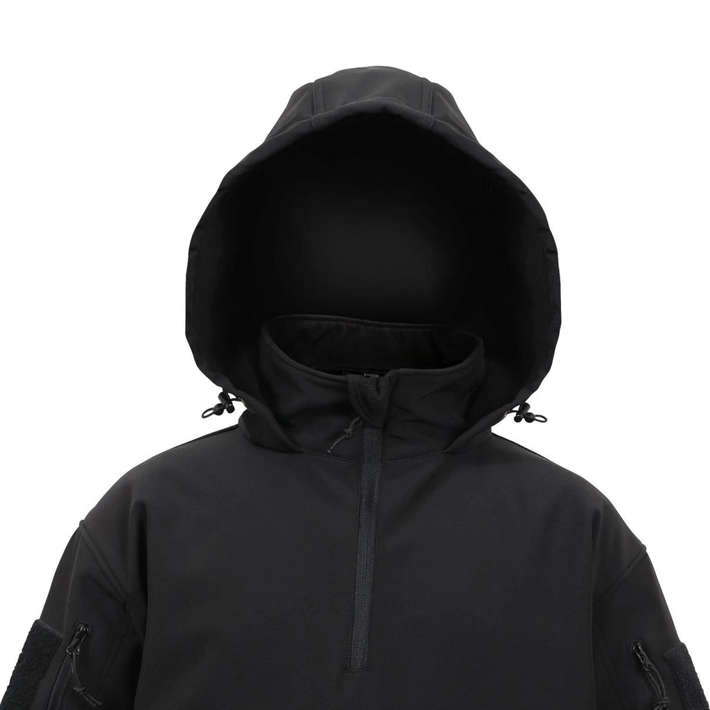 Black Soft Shell Anorak Z65478