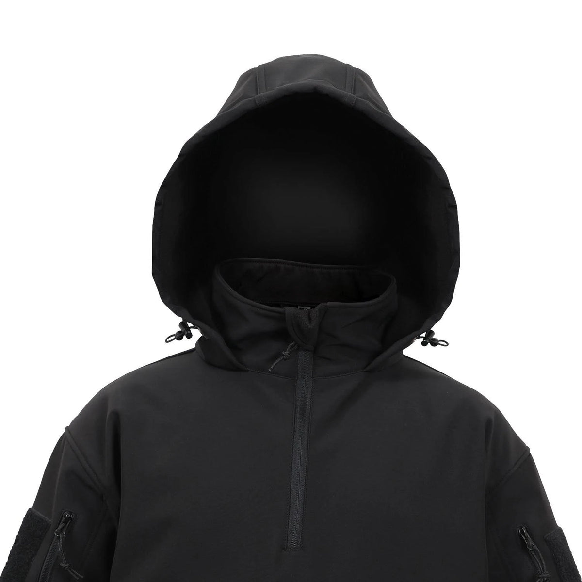 Black Soft Shell Anorak Z65478