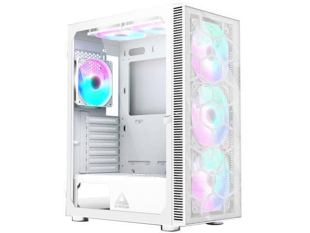 6pcs ATX Mid-Tower PC Gaming Case with Tempered Glass L298169