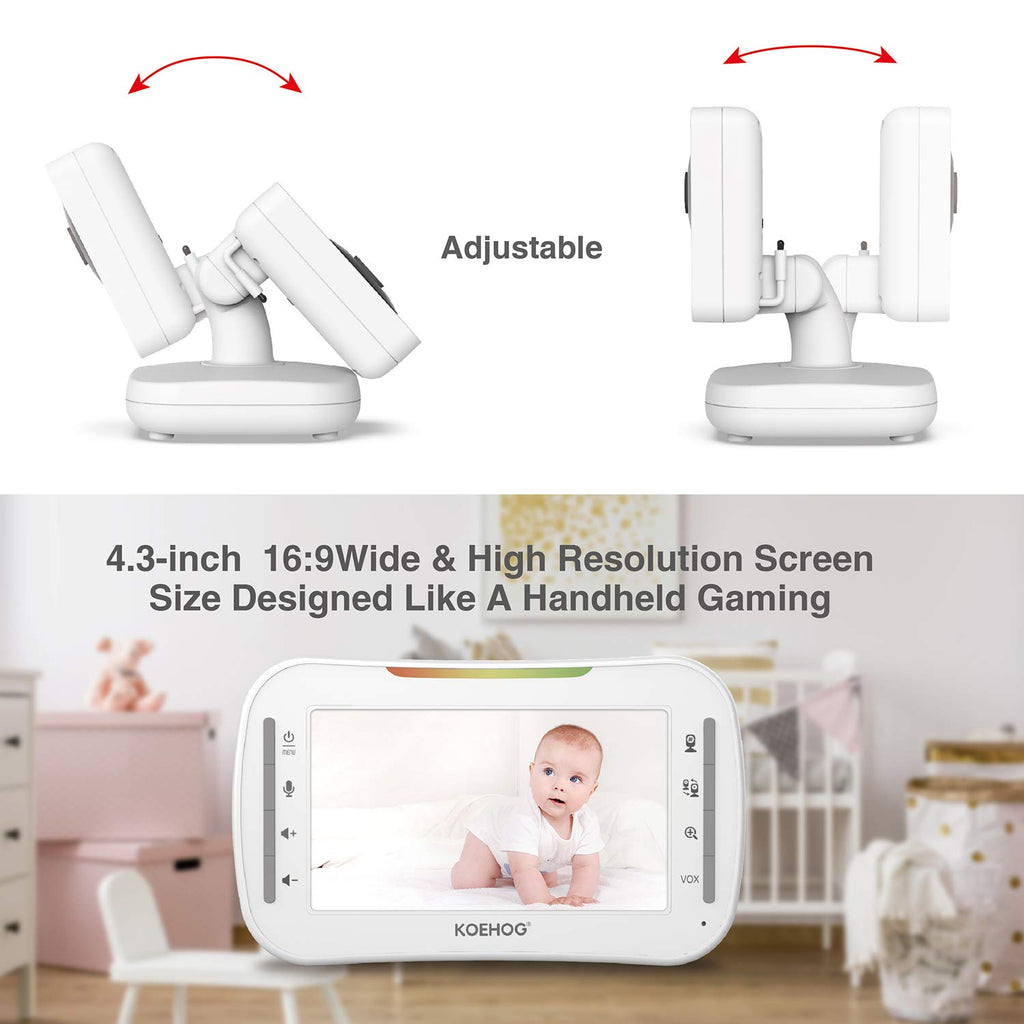 4.3 High Resolution Screen Video Baby Monitor G290