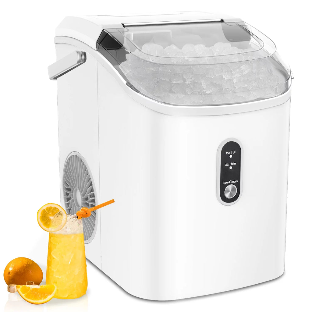 33lbs Countertop Ice Maker with Scoop, Black A12667