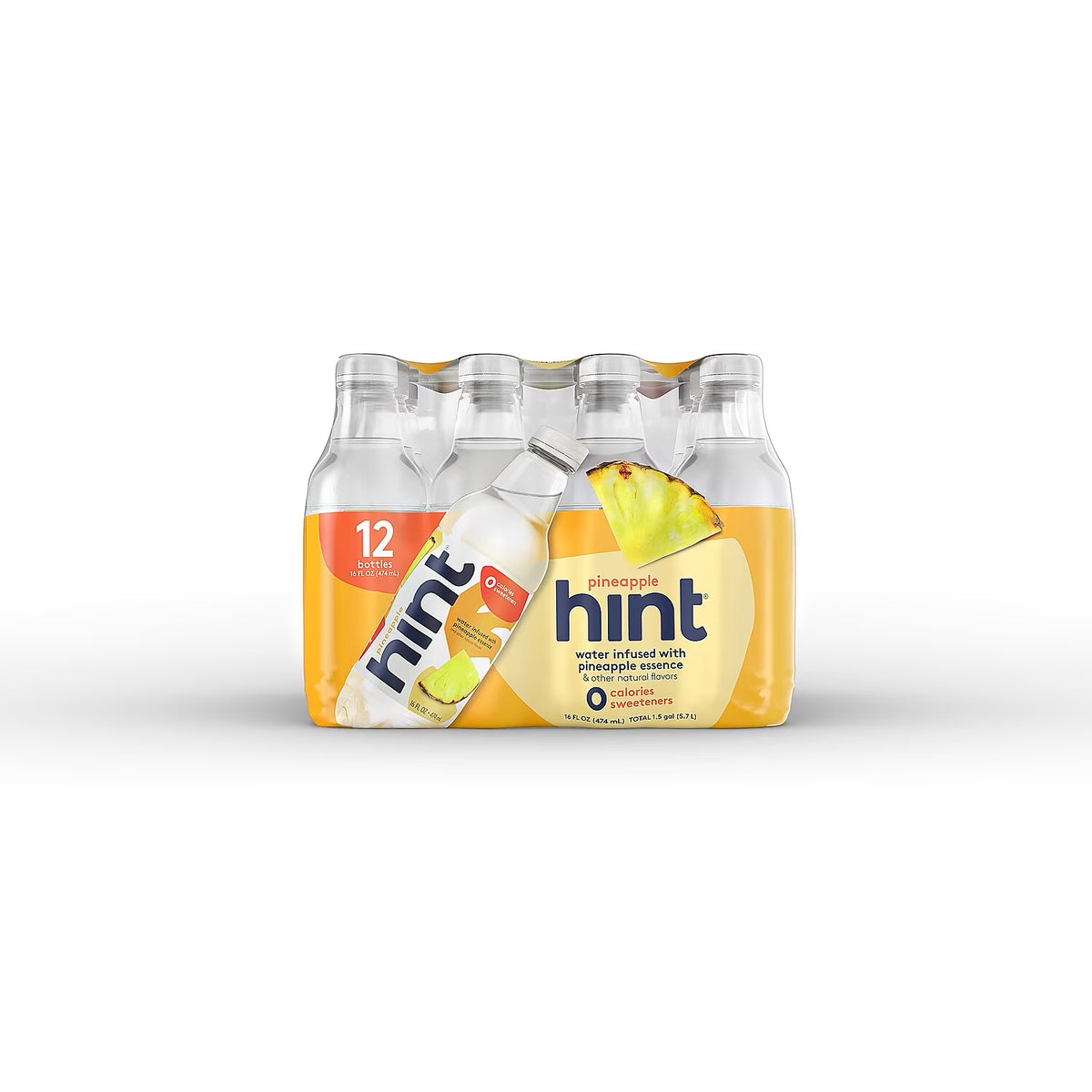 Pineapple Flavored Water, 16 fl oz, 12 Ct K744