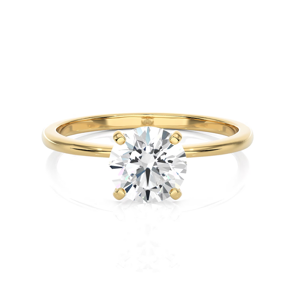 14k Yellow Gold Solitaire Engagement Ring H2087