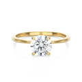14k Yellow Gold Solitaire Engagement Ring H2087
