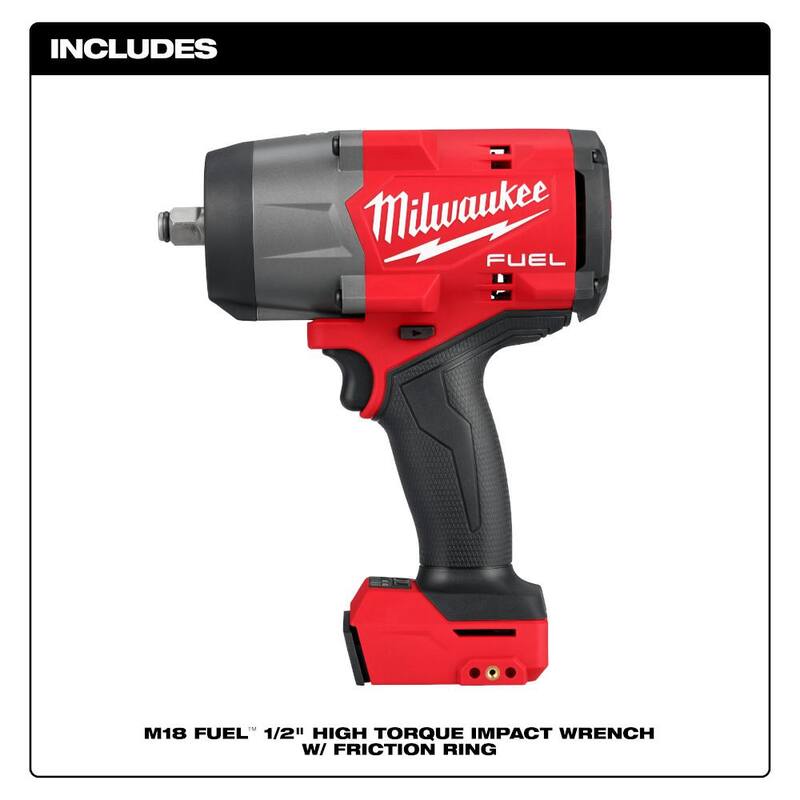 18V Lithium-Ion Brushless Cordless 1/2 in. Impact Wrench with Friction Ring W899