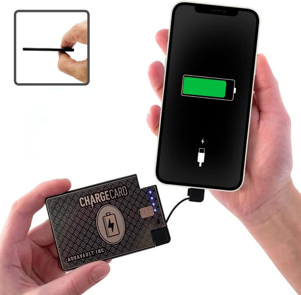 Ultra-Thin Credit Card Sized Portable Charger & Battery Bank 2300mAh L43598