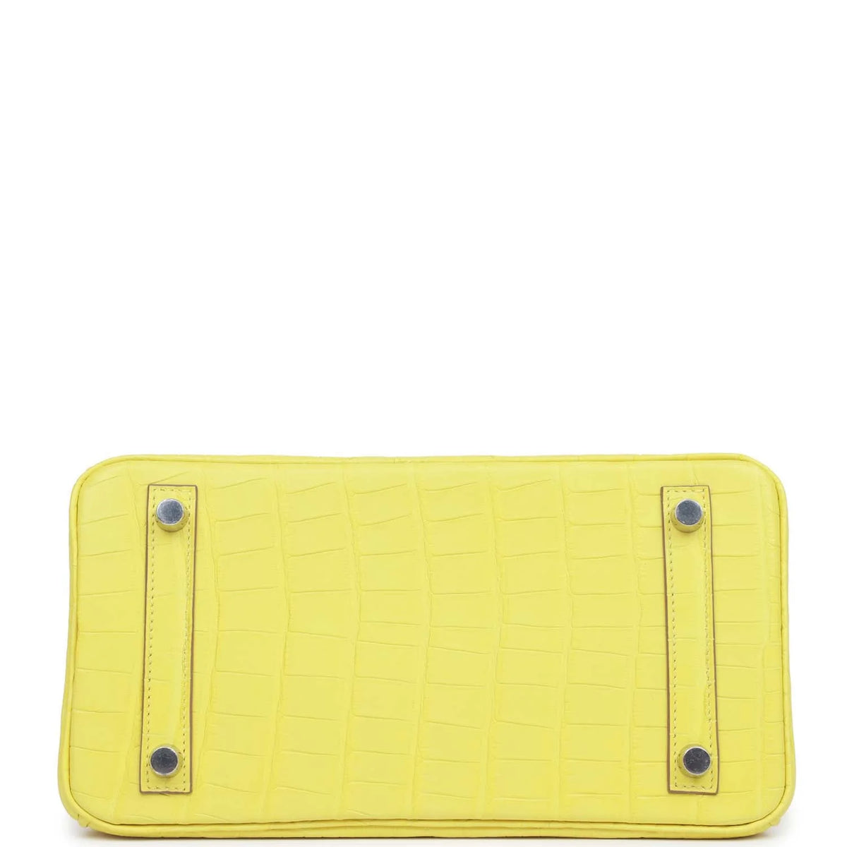 Lime Matte Alligator Bag Palladium Hardware Y525