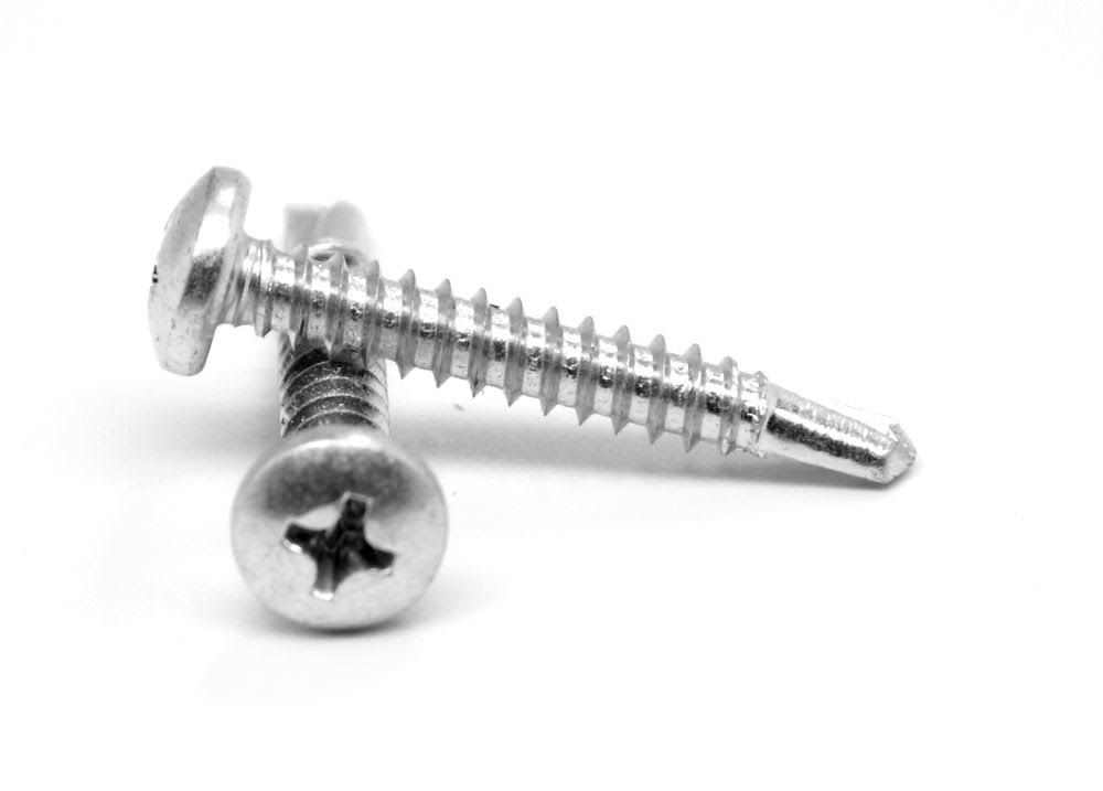 Self Drilling Screw Phillips Pan Head Low Carbon Steel Zinc Plated W60614