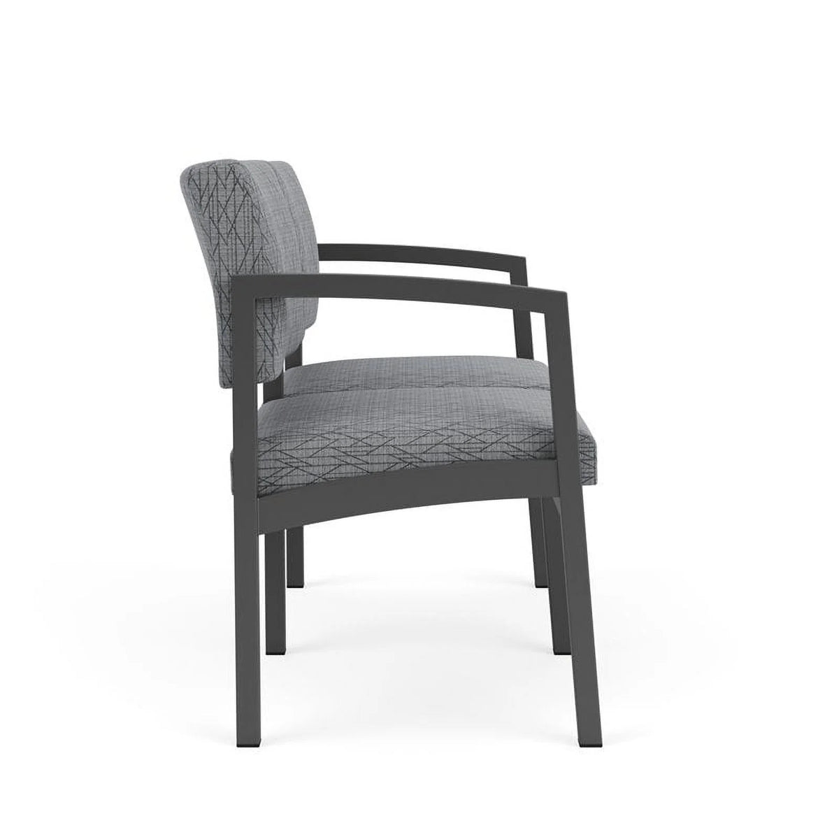 Charcoal Gray Fabric Loveseat S970