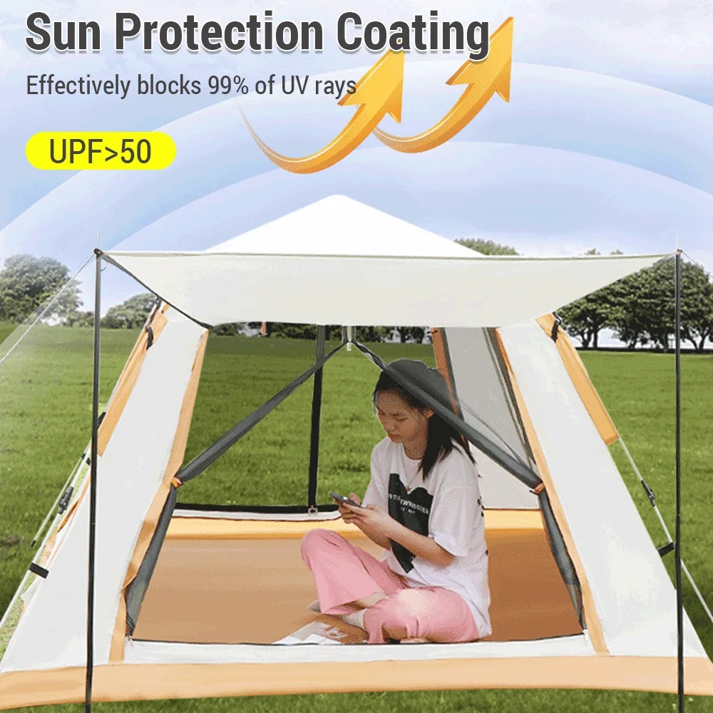 Pop Camping Tent Waterproof for 3 5 People Y252939