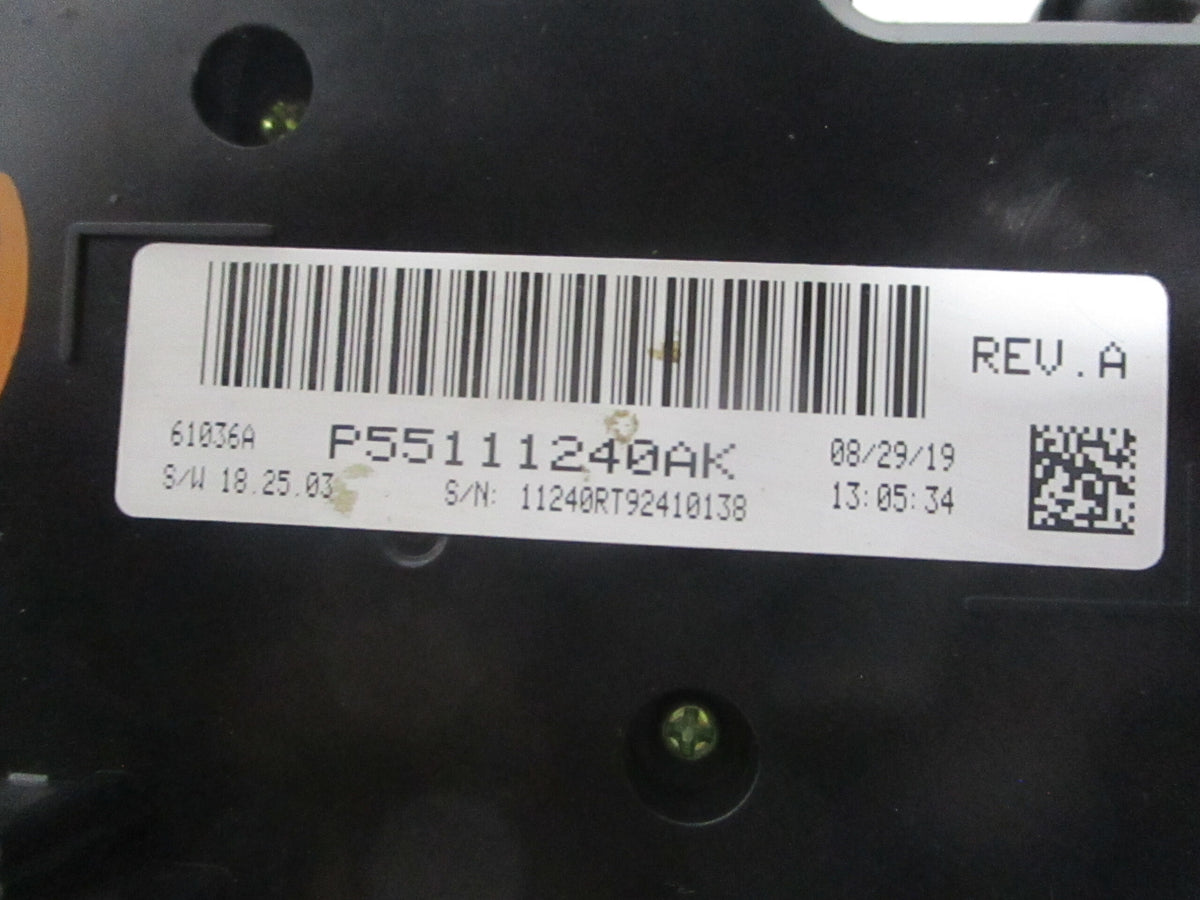 17-20 Dodge Caravan Front Dash AC Heater Temperature Control E11645