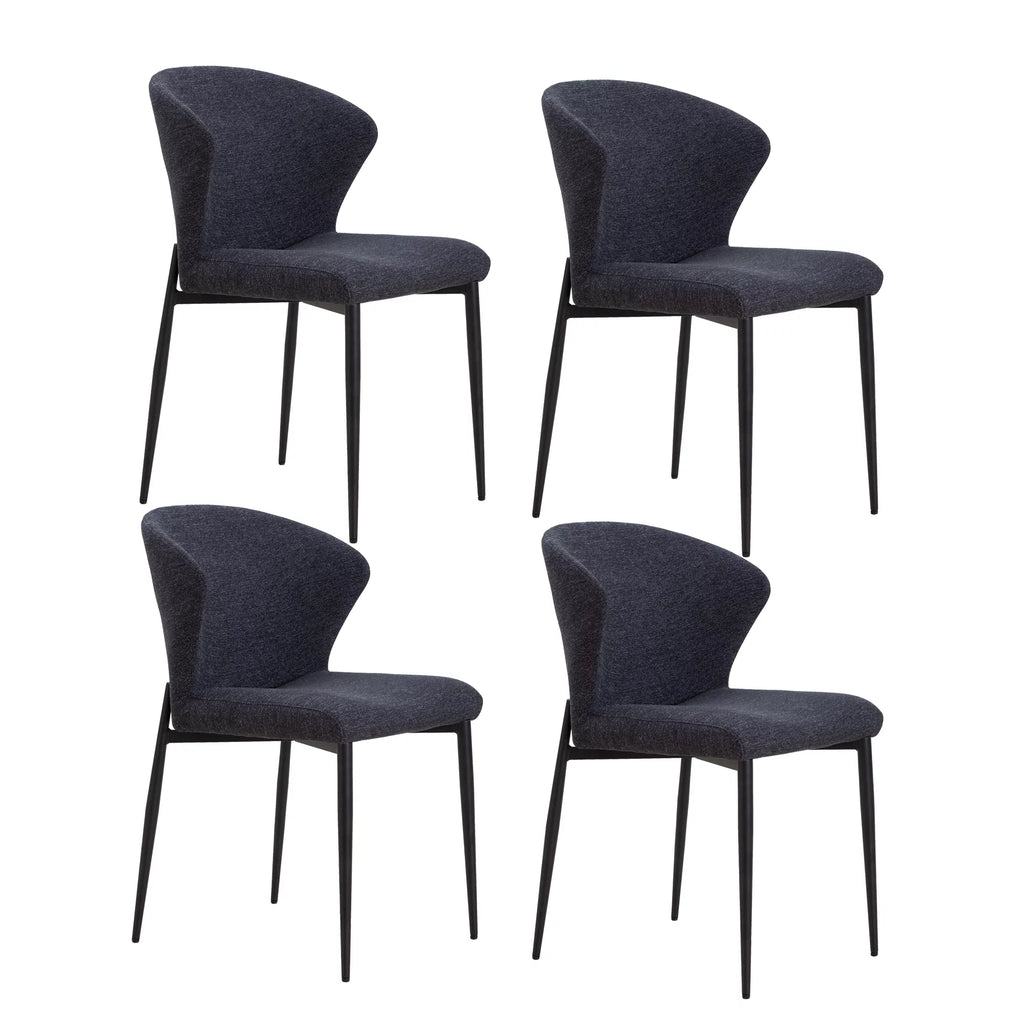 Dining Chairs Set of 4 Metal Legs T24964