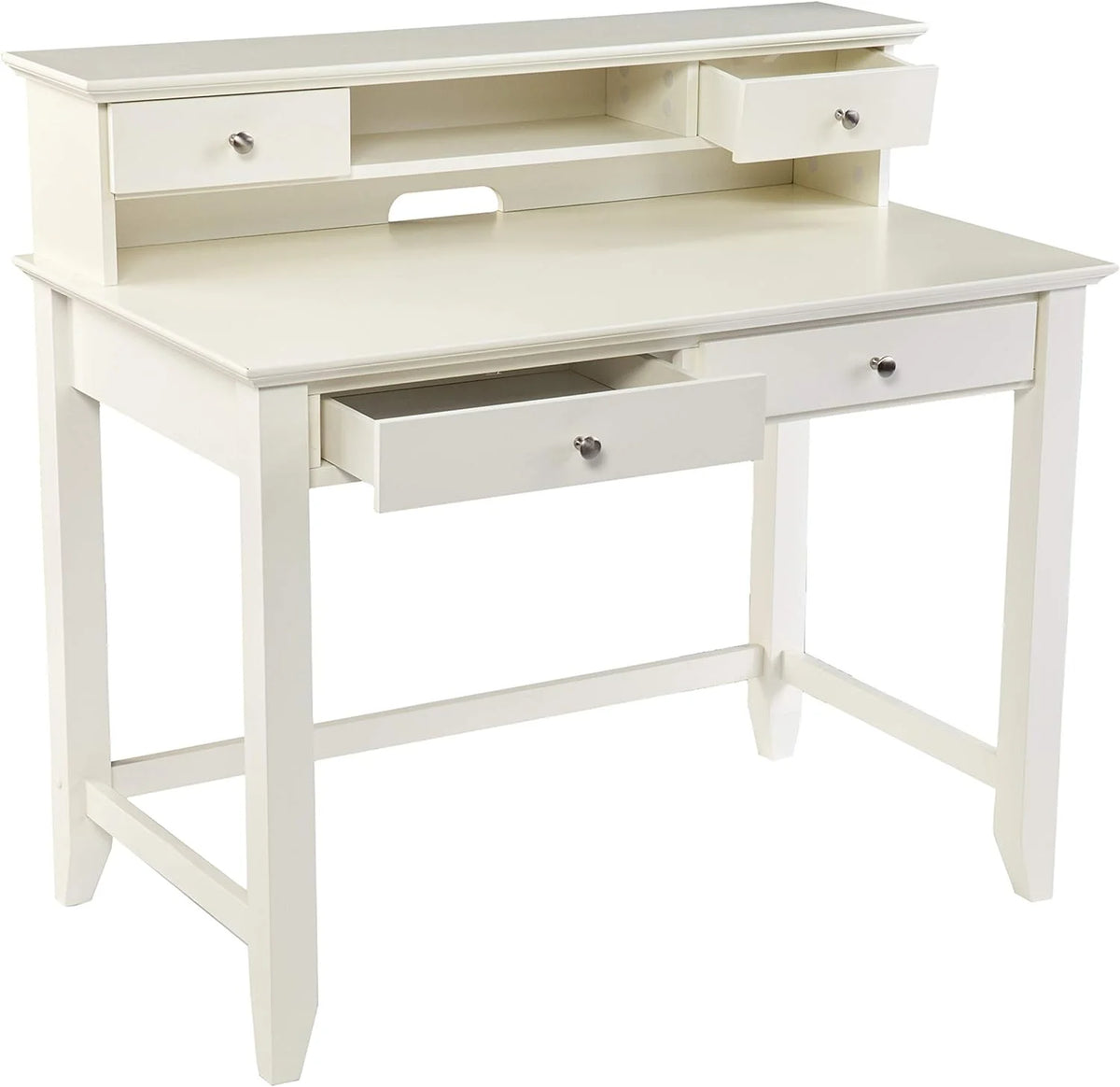 White Secretary Desk L9387