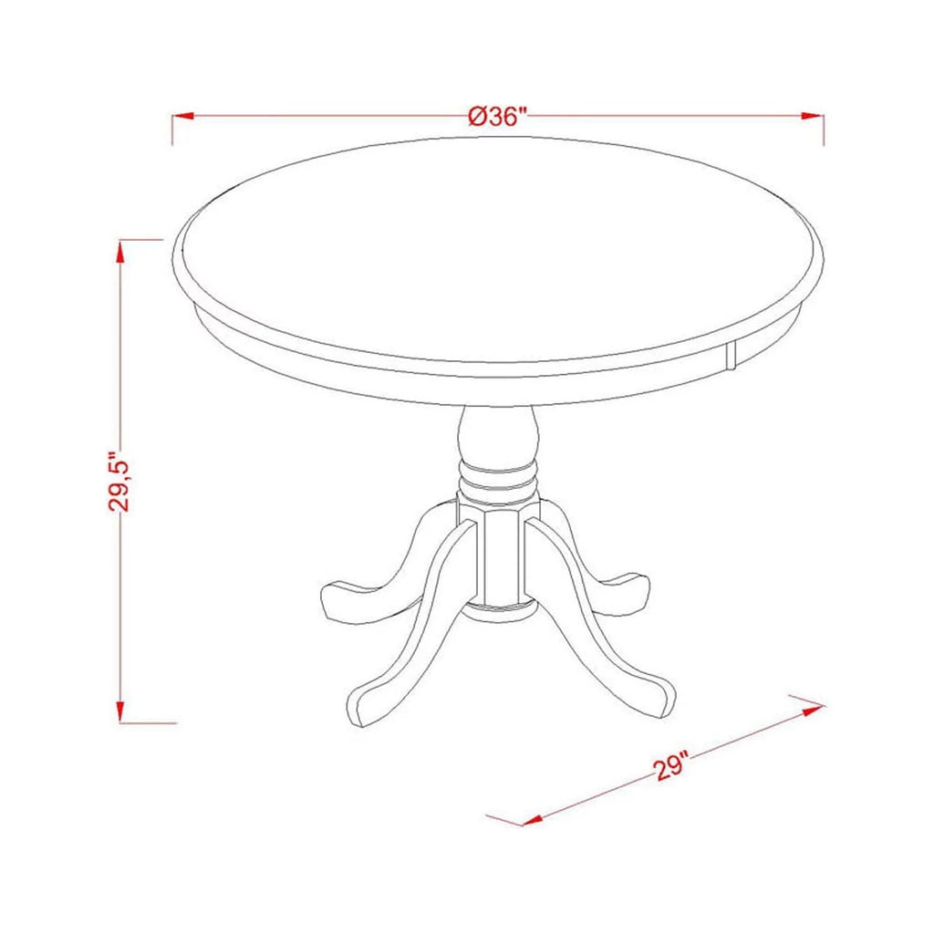 Antique 3-piece Wood Dining Set S548