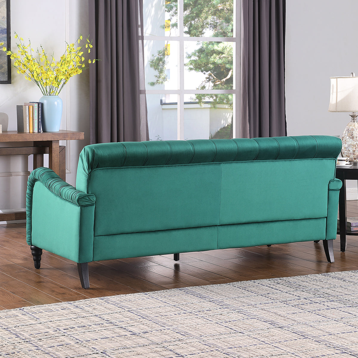Dark Green Chesterfield Sofa Set S446811